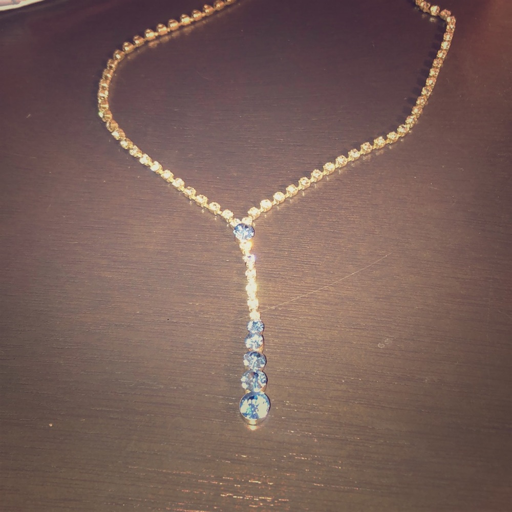 Blue necklace